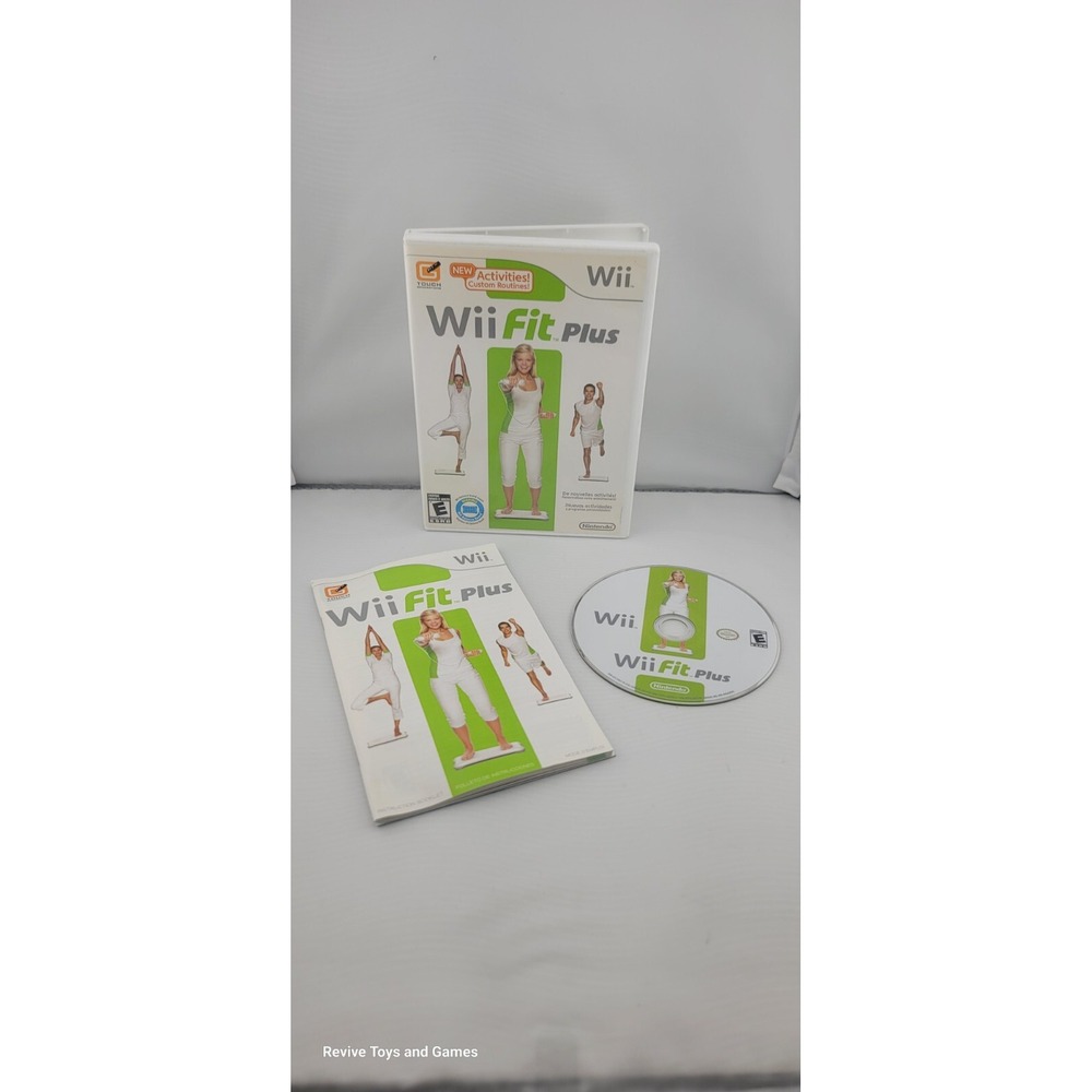 Wii Fit‎ Plus (Nintendo Wii, 2009) CIB Complete Tested and Working Great Condi.
